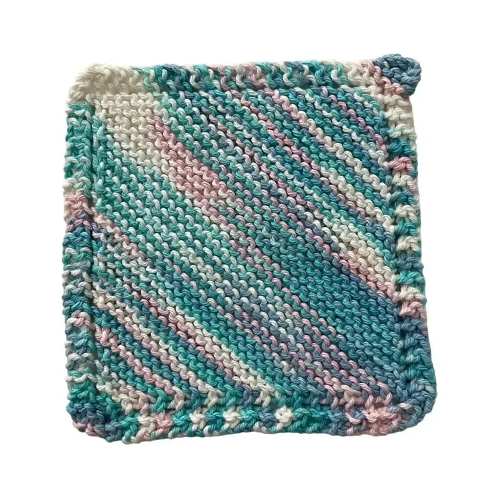 Umarked Handmade Knit/Crochet Dishcloth